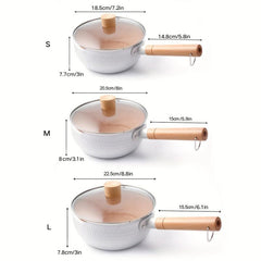 Aluminum Saucepan With Lid 18 20 Aluminum Alloy Sauce Pan
