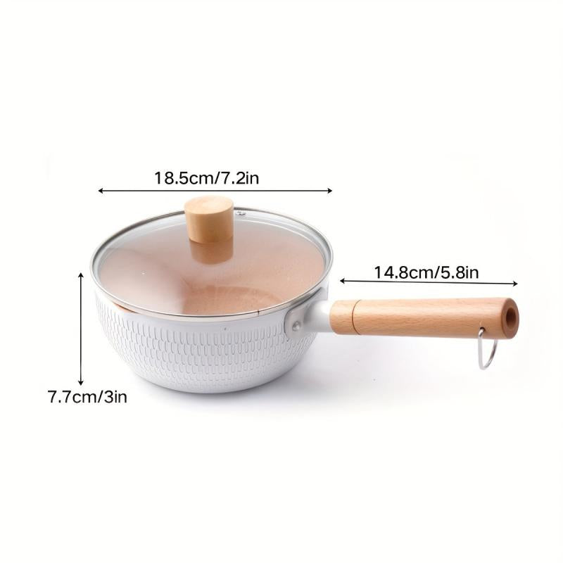 Aluminum Saucepan With Lid 18 20 Aluminum Alloy Sauce Pan