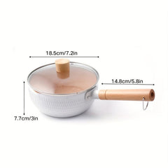 Aluminum Saucepan With Lid 18 20 Aluminum Alloy Sauce Pan