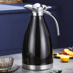 304 Stainless Steel Hot and Cold Vacuum Coffee Pot, European Style