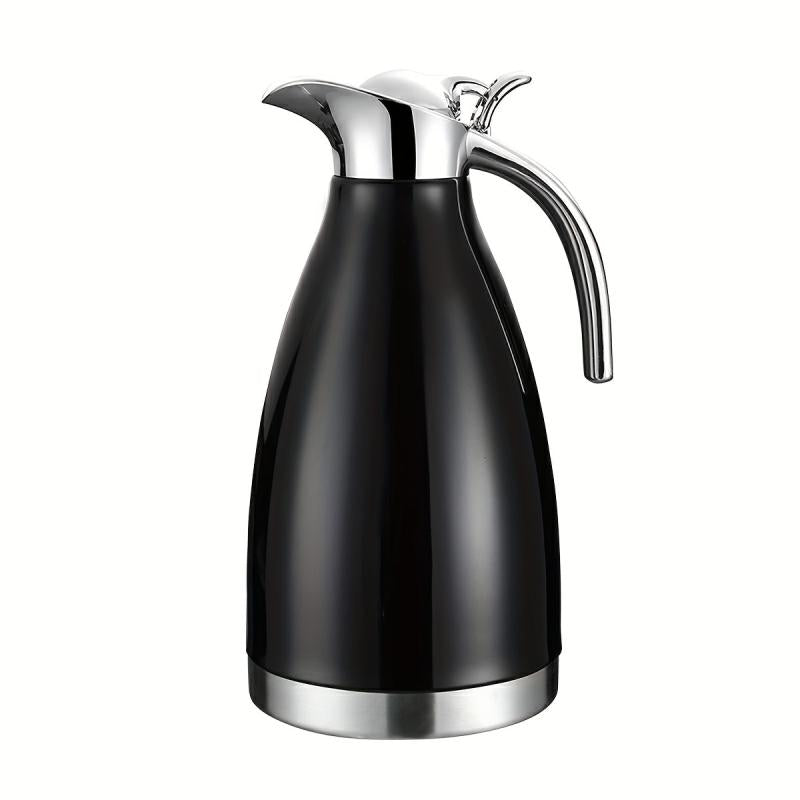 304 Stainless Steel Hot and Cold Vacuum Coffee Pot, European Style