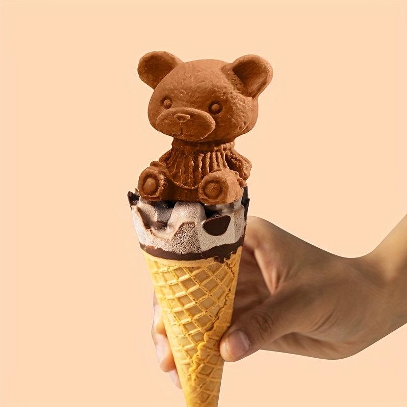 2pcs Silicone Bear Shape Ice Cube Mold - Upgrade Your Drinks!