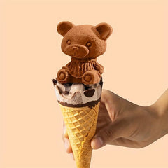 2pcs Silicone Bear Shape Ice Cube Mold - Upgrade Your Drinks!