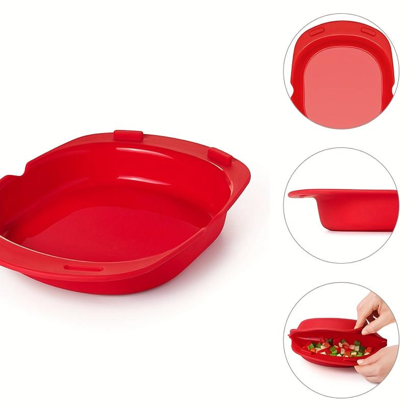 2pcs Microwave Omelette Maker Non Stick Silicone Egg Cooker