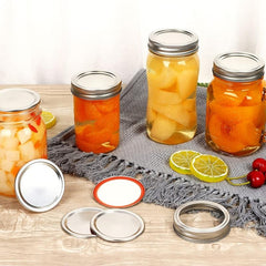 12pcs Mason Jar Rings Replacement Sealing Rings Leakproof