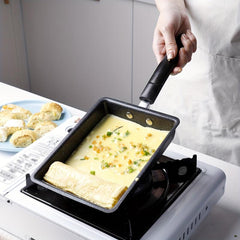 Japanese Omelette Pan 20 32cmx15 Cast Iron Tamagoyaki Egg Pan