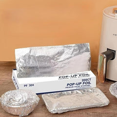 Disposable Aluminum Foil Paper for Air Fryer, 100-200pcs