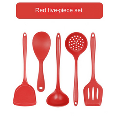 5pcs Silicone Kitchenware Set Non Stick Cooking Tools Utensils and Accessories