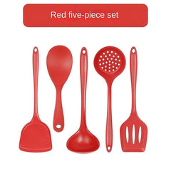 5pcs Silicone Kitchenware Set Non Stick Cooking Tools Utensils and Accessories