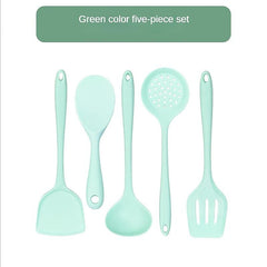 5pcs Silicone Kitchenware Set Non Stick Cooking Tools Utensils and Accessories