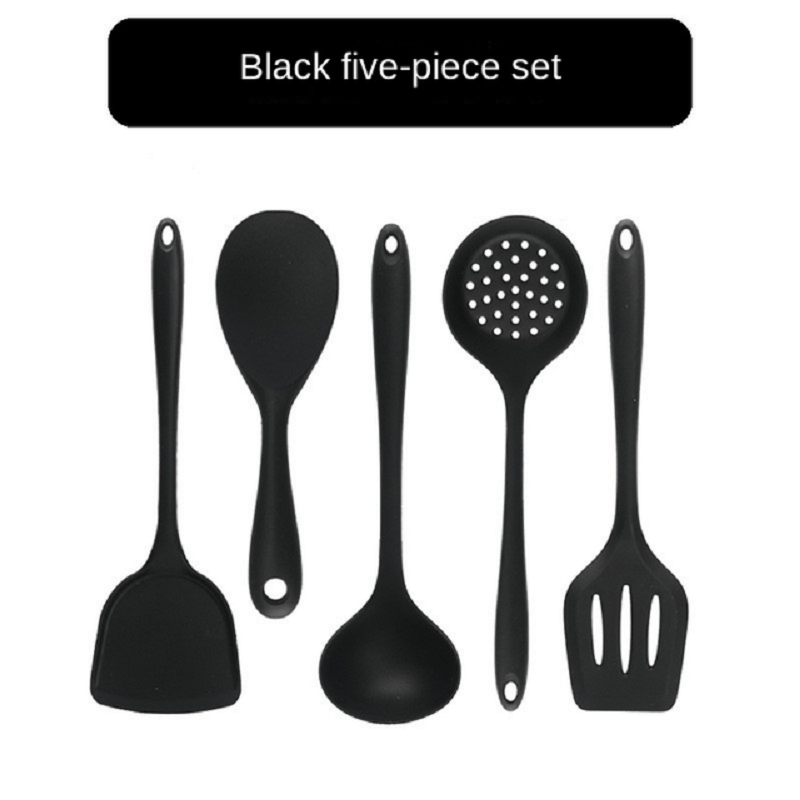 5pcs Silicone Kitchenware Set Non Stick Cooking Tools Utensils and Accessories