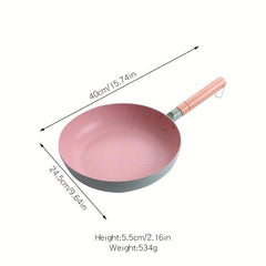 Non Stick Cast Iron Skillet for Gas Stove and Induction Cooker 9.45''
