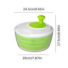 Fruit Vegetable Drainer Salad Spinner with Bowl