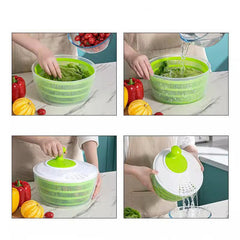 Fruit Vegetable Drainer Salad Spinner with Bowl