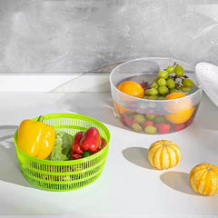 Fruit Vegetable Drainer Salad Spinner with Bowl