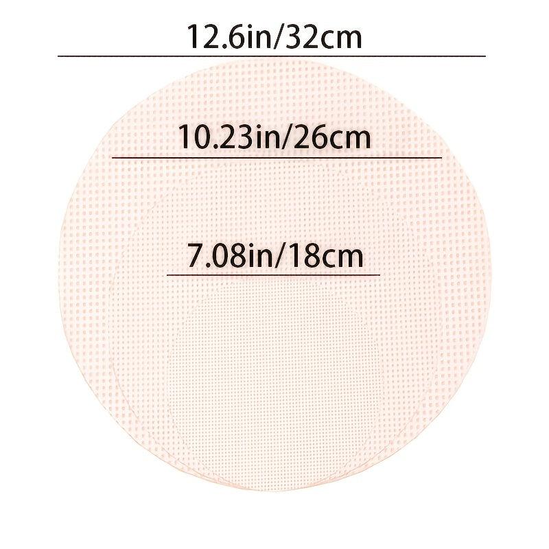 3pcs Silicone Steamer Mat Set Non-stick Steaming Cloth Round Ca