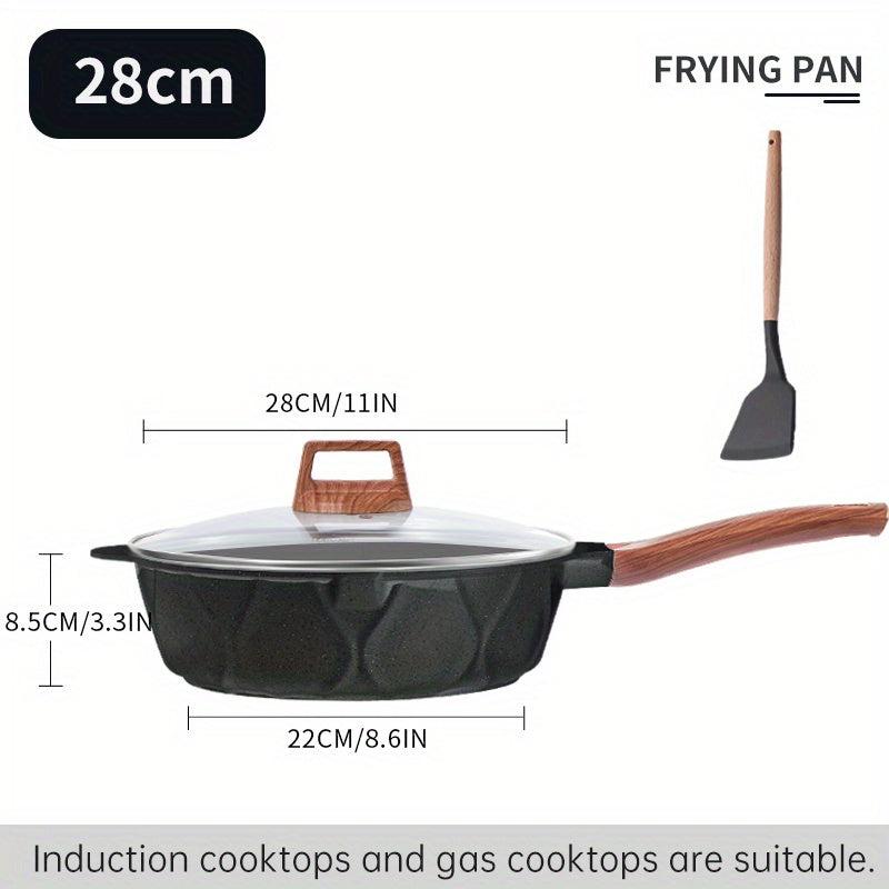 Nonstick Frying Pan 23 27 Granite Skillet Egg Fry Pan Round Pancake Pan