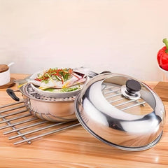 1pc Stockpots Steamer 26 10 43 Inch Soup Pot Stainless Steel Cookware