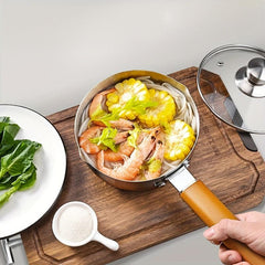 Stainless Steel Milk Pan Non Stick Saucepan Baby Food Cooking Pan