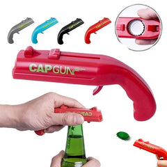 Portable Bottle Cap Gun Beer Opener for Parties