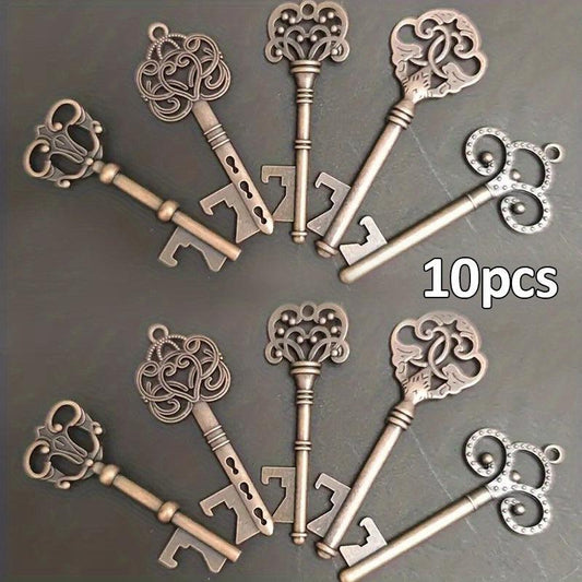 10pcs Key Shape Bottle Opener Bar Household Tool Wedding Party Favor Gift
