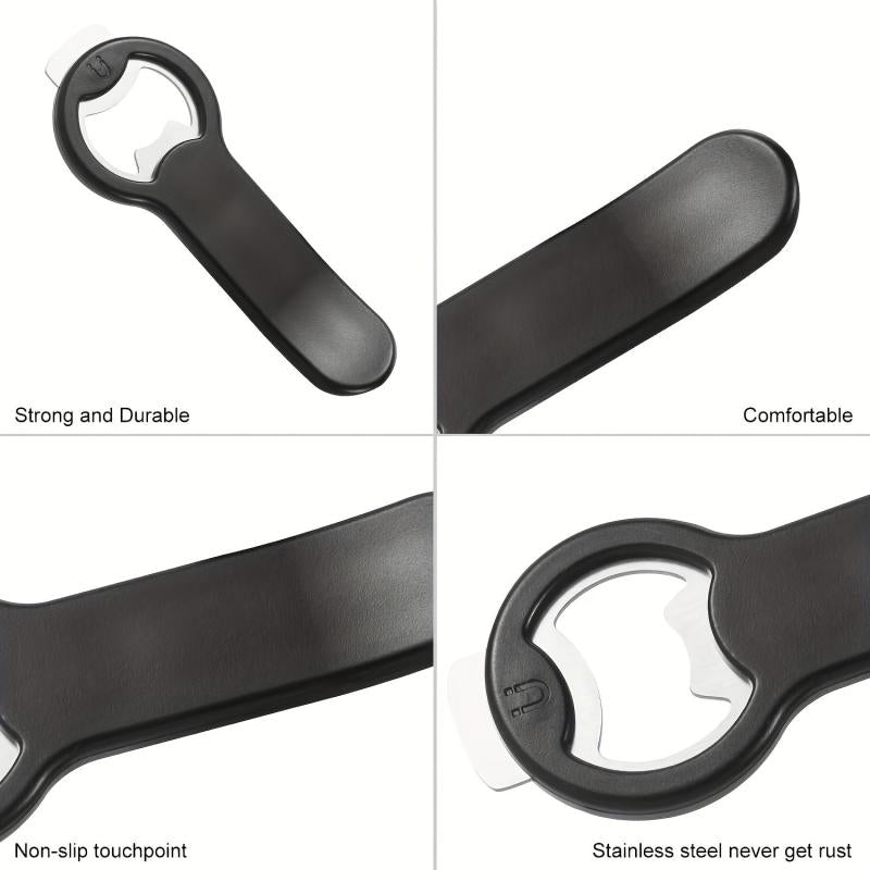 Magnetic Beer Bottle Opener for Fridge with Cap Catcher