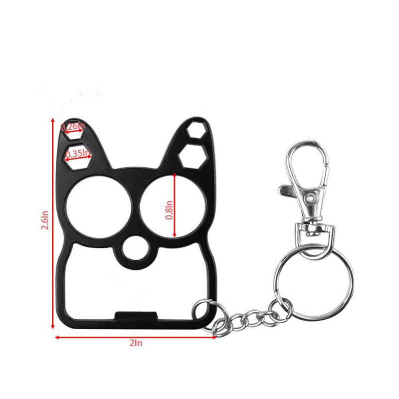 Metal Wine Opener Portable Key Chain Bottle Opener Bar Household Tool