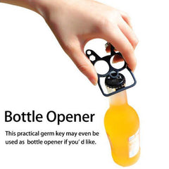 Metal Wine Opener Portable Key Chain Bottle Opener Bar Household Tool