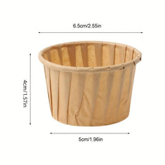 50pcs Disposable Muffin Cups Heat Resistant Paper Cupcake Liners Baking Tools