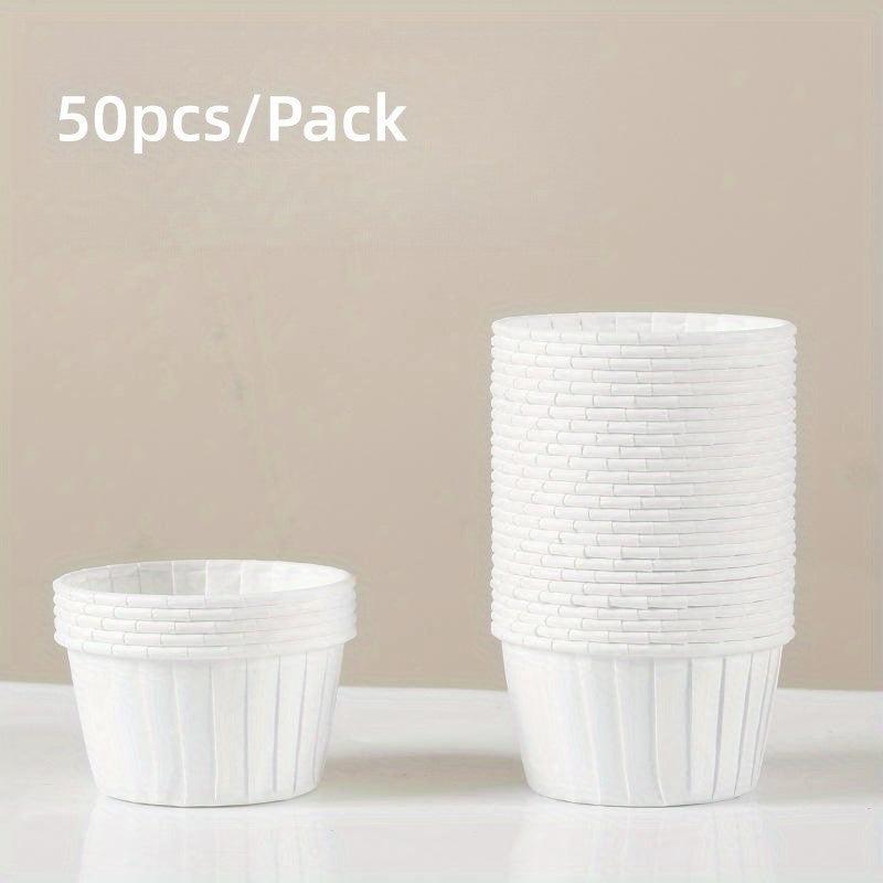 50pcs Disposable Muffin Cups Heat Resistant Paper Cupcake Liners Baking Tools