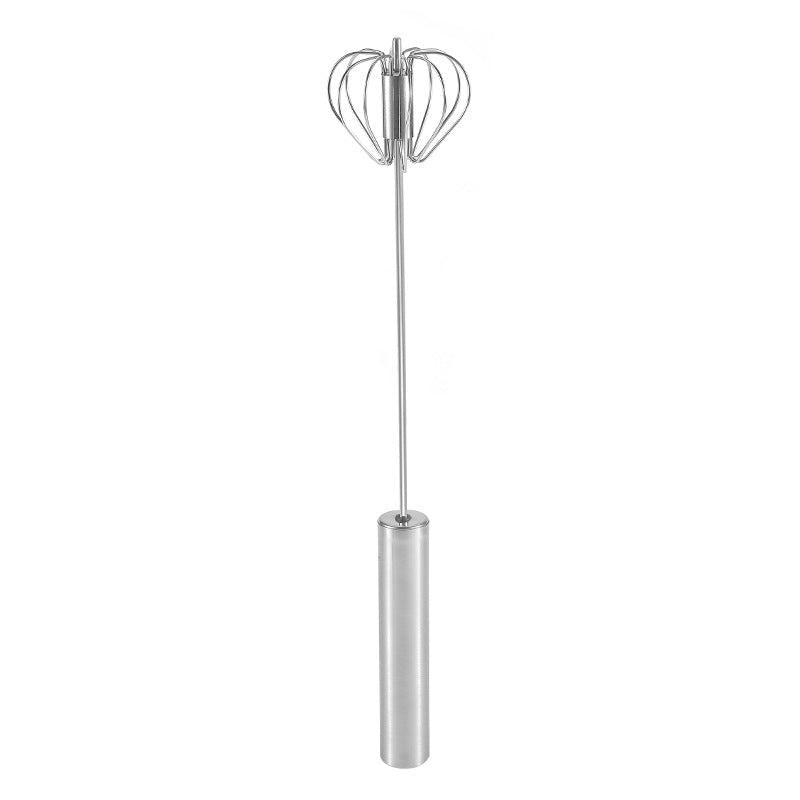Stainless Steel Egg Beater Rotary Egg Blender Baking Tools