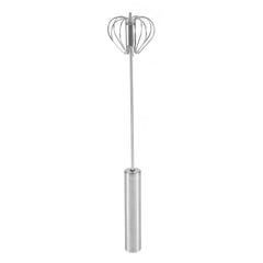 Stainless Steel Egg Beater Rotary Egg Blender Baking Tools