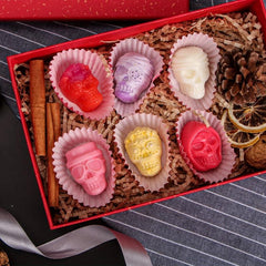Halloween Skull Chocolate Mold 3D Silicone - 10 Cavity Candy Mold