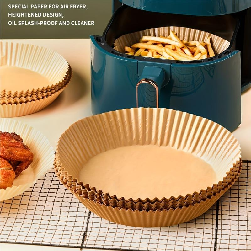 Air Fryer Disposable Paper Liner, Non-Stick Baking Paper, 12.7-20