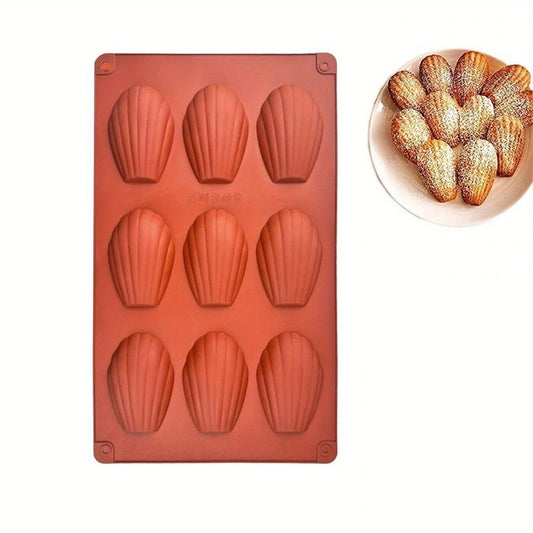 2pcs Silicone Madeleine Pan Nonstick Baking Supplies
