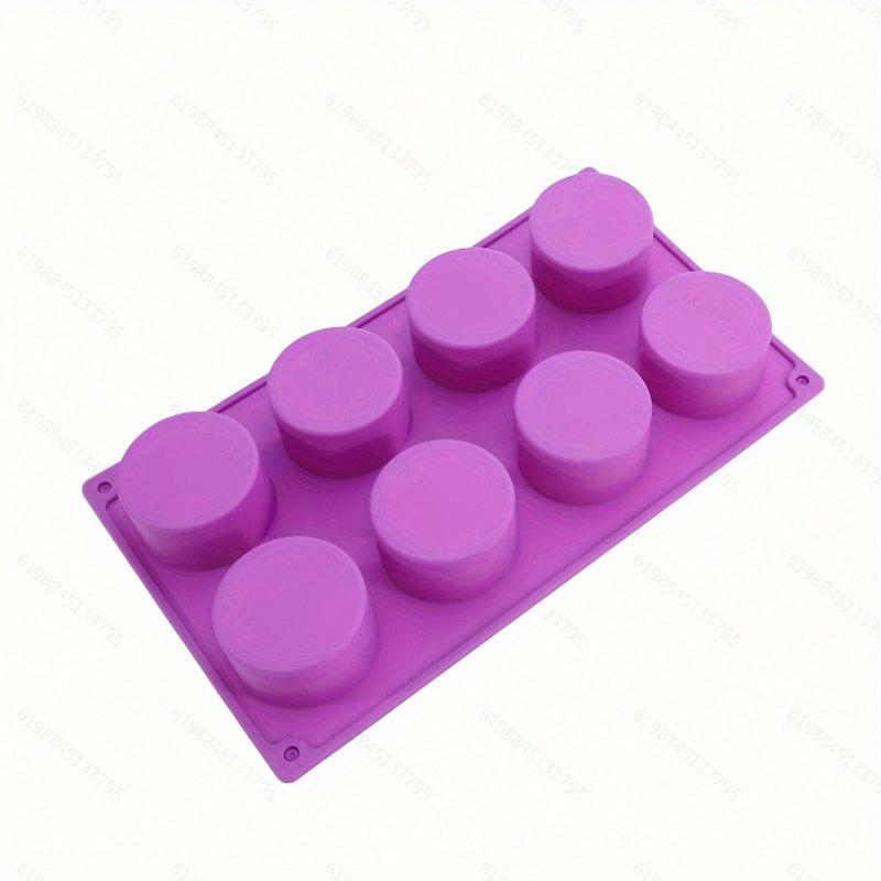 Cylindrical Mousse Cake Mold 3D Silicone Mold