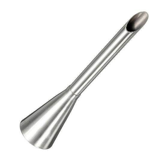 Small Pastry Cream Squeezer Nozzle Tip - Stainless Steel