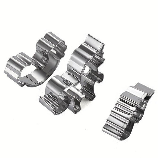3pcs Unicorn Cookie Cutters Stainless Steel Candy Mold Baking Tools