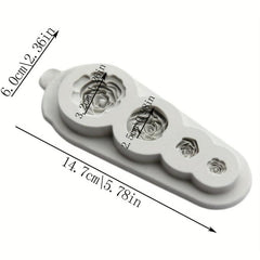 3D Silicone Rose Chocolate Mold for Cake Decorating Fondant Biscuit Candy Mold