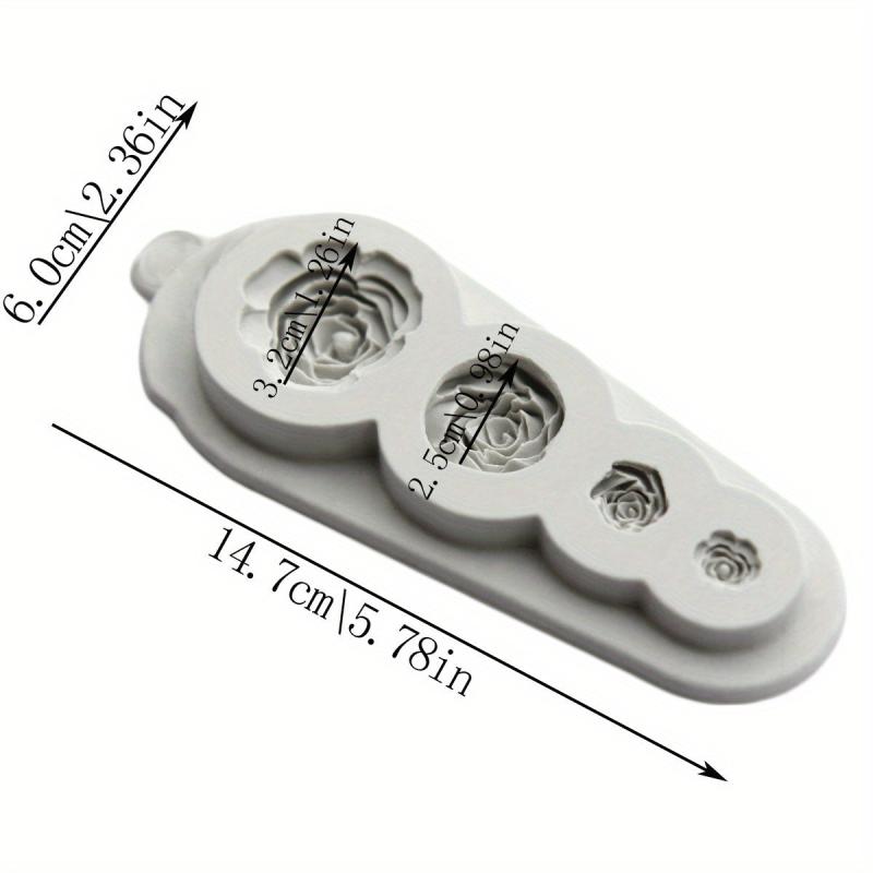 3D Silicone Rose Chocolate Mold for Cake Decorating Fondant Biscuit Candy Mold