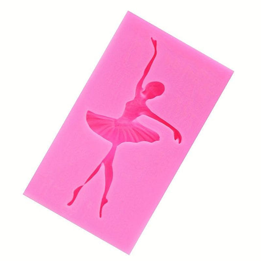 Dancer Silicone Mold Cake Decorating Chocolate Gumpaste Easy Release Non Stick