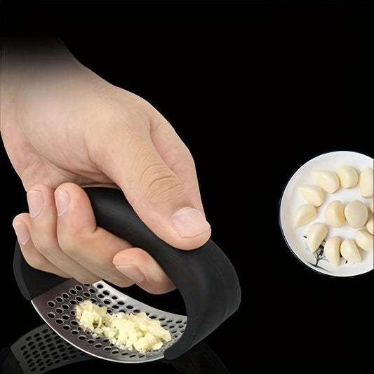 Manual Garlic Masher Stainless Steel Kitchen Gadget Kit
