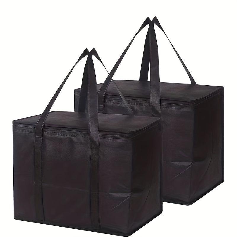 Foldable Reusable Insulation Meal Bag Large Capacity Lunch Box Bag