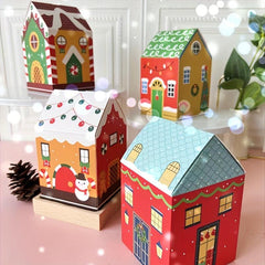 12Pcs Christmas Treat Boxes Bakery Boxes for Holiday Party Goodies