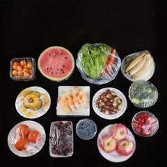 100pcs Reusable Elastic Food Storage Covers