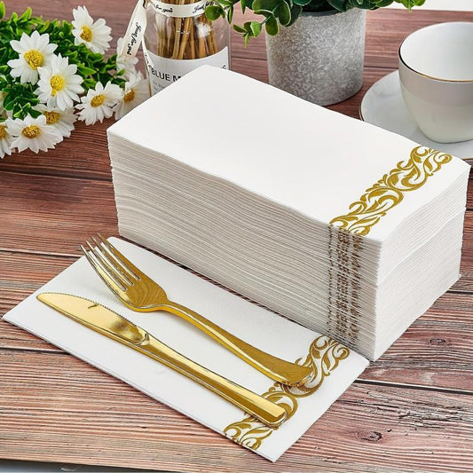 200pcs Soft & Absorbent Dinner Napkins u2013 Durable Party Napkins