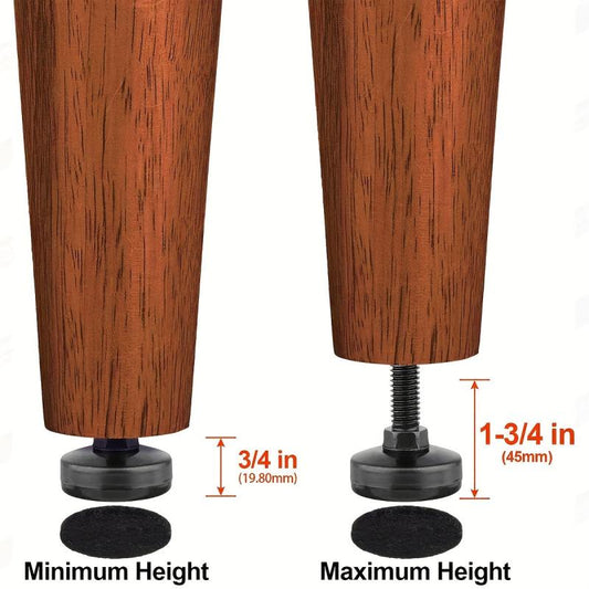 Adjustable Furniture Levelers Heavy Duty Feet for Cabinets Tables Chairs