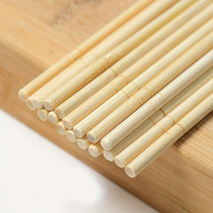 100 Pairs Natural Wooden Disposable Chopsticks Safe for Home and Restaurant Use