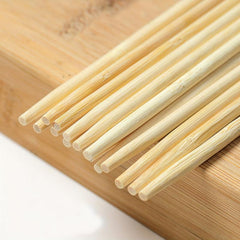100 Pairs Natural Wooden Disposable Chopsticks Safe for Home and Restaurant Use