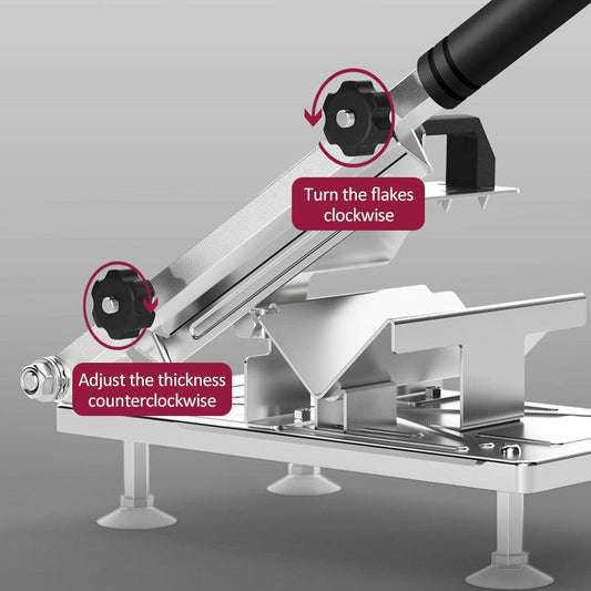 Manual Meat Slicer Slicing Machine Food Beef Mutton Cutter Gadget